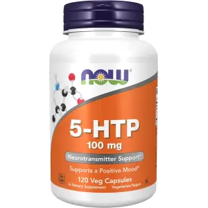 NOW Foods 5-HTP 100mg - 120 Veg Capsules