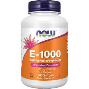 NOW Foods Vitamin E-1000 with Mixed Tocopherols 670mg