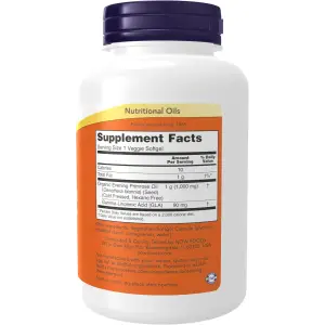 NOW Foods Evening Primrose Oil 1,000mg Vegan Formula