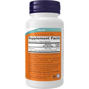 NOW Foods Chromium Picolinate 200mcg