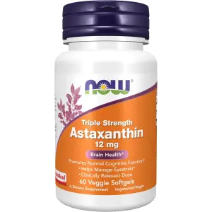 NOW Foods Triple Strength Astaxanthin 12mg - 60 Veggie Softgels