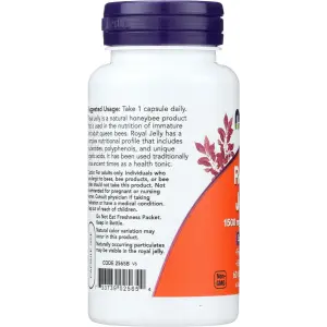 NOW Foods Royal Jelly 1500mg Equivalency - 60 Capsules