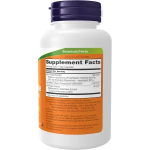 NOW Foods Double Strength Milk Thistle Extract 300mg - 100 Veg Capsules