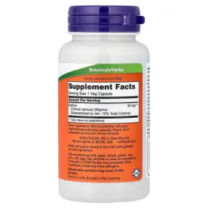 NOW Foods Saffron 50mg - 60 Veg Capsules