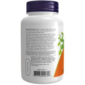 NOW Foods Extra Strength Thermo Green Tea 700mg - 90 Veg Capsules