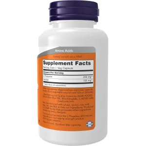 NOW Foods Double Strength L-Theanine 200mg with Inositol - 120 Veg Capsules