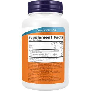 NOW Foods Double Strength DHA-500 Fish Oil - 90 Softgels