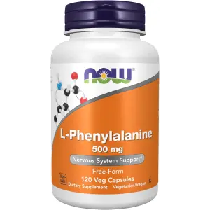 NOW Foods L-Phenylalanine 500mg - 120 Veg Capsules