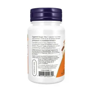 NOW Foods 8 Billion Acidophilus & Bifidus Probiotic - 60 Veg Capsules