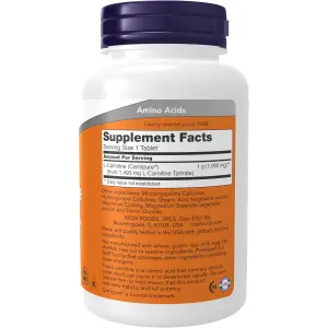 NOW Foods L-Carnitine 1000mg Carnipure - 50 Tablets