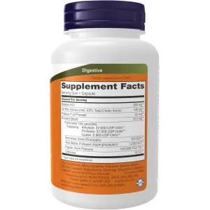 NOW Foods Super Enzymes Digestive Enzyme Blend - 90 Capsules