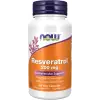 NOW Foods Resveratrol 200mg with Grape Seed Extract - 60 Veg Capsules thumbnail