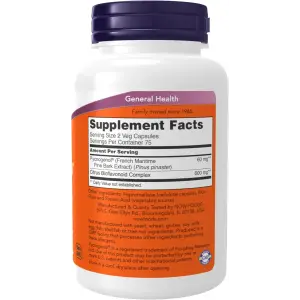 NOW Foods Pycnogenol 30mg with Bioflavonoids - 150 Veg Capsules