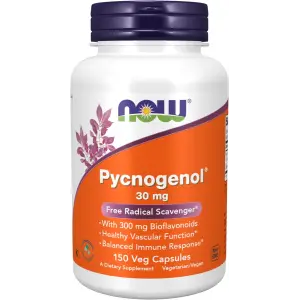 NOW Foods Pycnogenol 30mg with Bioflavonoids - 150 Veg Capsules