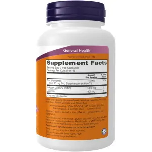 NOW Foods NAC Quercetin & Zinc - 90 Veg Capsules