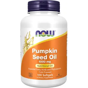 NOW Foods Pumpkin Seed Oil 1000mg - 100 Softgels