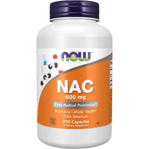 NOW Foods NAC 600mg with Selenium - 100 Capsules