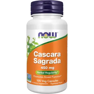 NOW Foods Cascara Sagrada 450mg - 100 Capsules