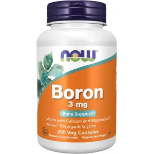NOW Foods Boron 3mg - 250 Veg Capsules